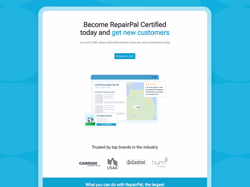 Cover image for HubSpot Landing Page Design for an Automotive Company