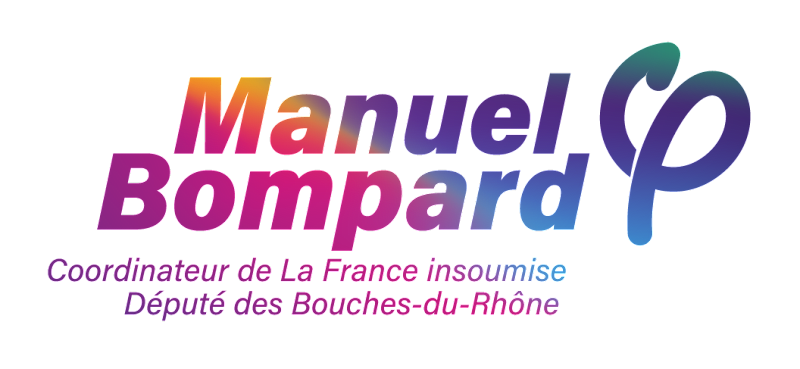 Cover image for French deputee Manuel Bompard's website