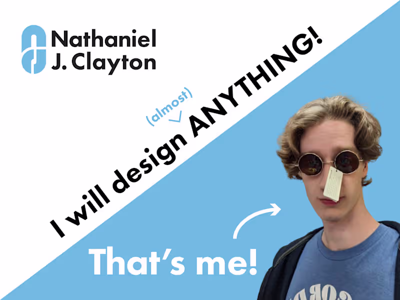 Cover image for I will design literally anything your lil heart can dream up!