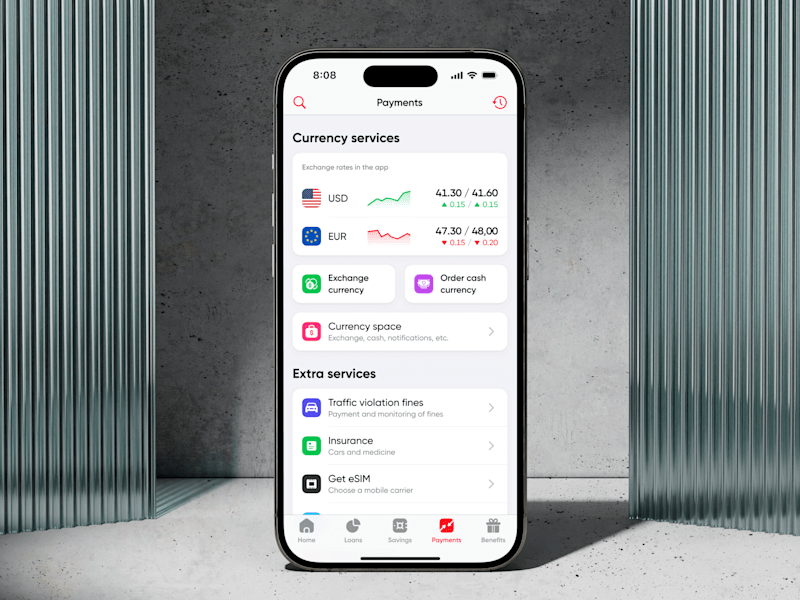 Cover image for Currency Services in PUMB Mobile Bank