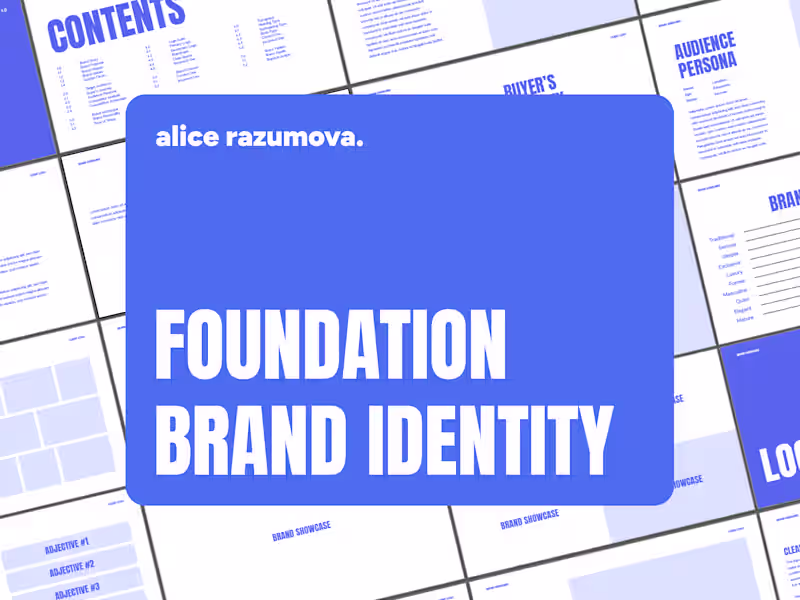 Cover image for Foundation Brand Identity
