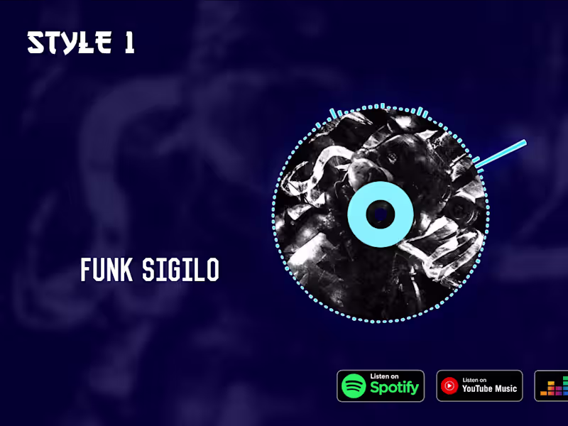 Cover image for I will create audio spectrum video for your song or podcast.