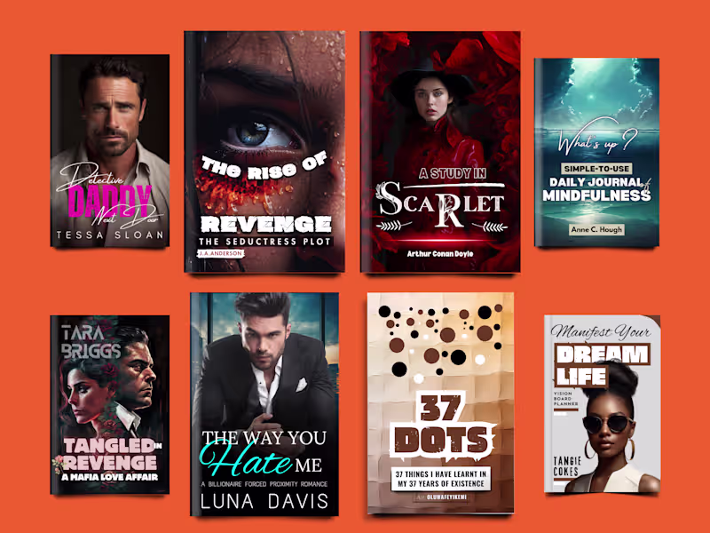 Cover image for 📚 Stunning Front & Back Cover Designs to Make Your Book Shine!✨