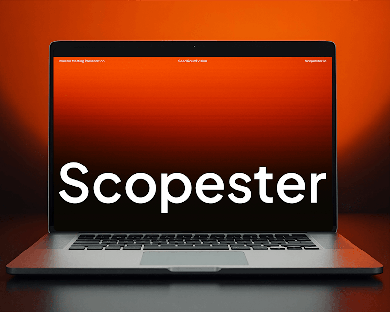 Cover image for Scopestor Pitch Deck - Seed Round Deck (NDA Project)