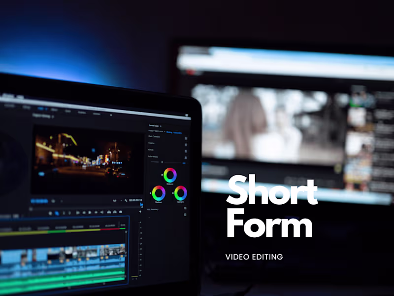 Cover image for Short Form Video Editing
