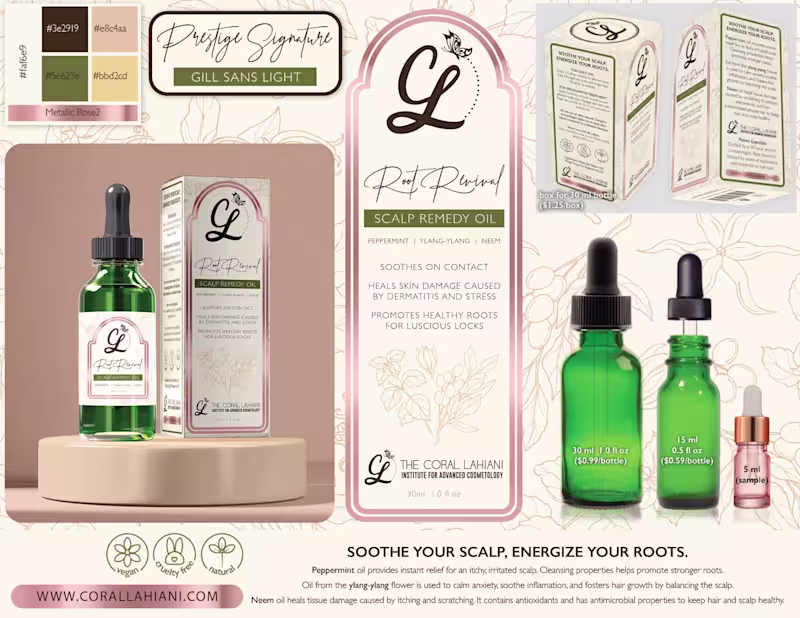 Cover image for Beauty Product Brand and Packaging Design