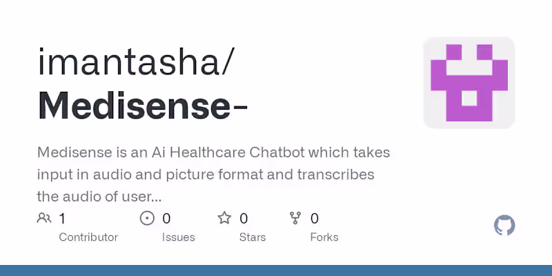 Cover image for MediSense AI Medical Chatbot Development