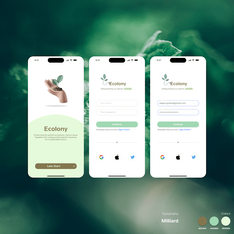 Cover image for Ecolony : Make more Green your life 