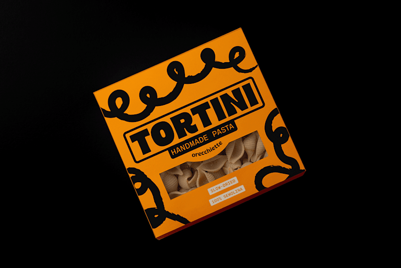 Cover image for Tortini Pasta Packaging Design