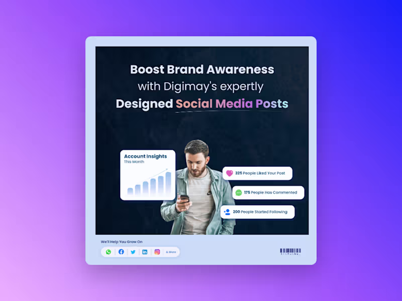 Cover image for Social Media Post Design Service - Social Media Post Design