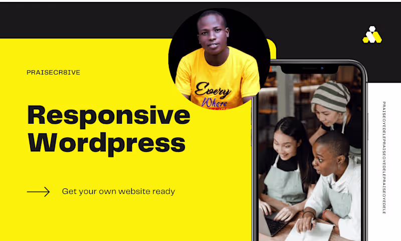 Cover image for I will develop a wordpress business website or portfolio website