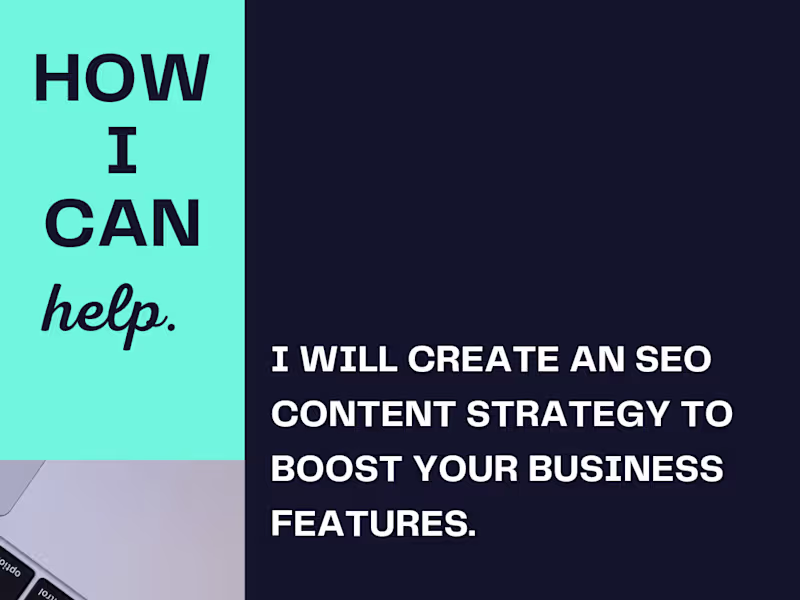 Cover image for SEO CONTENT STRATEGY THAT BOOSTS BUSINESS FEATURES. 