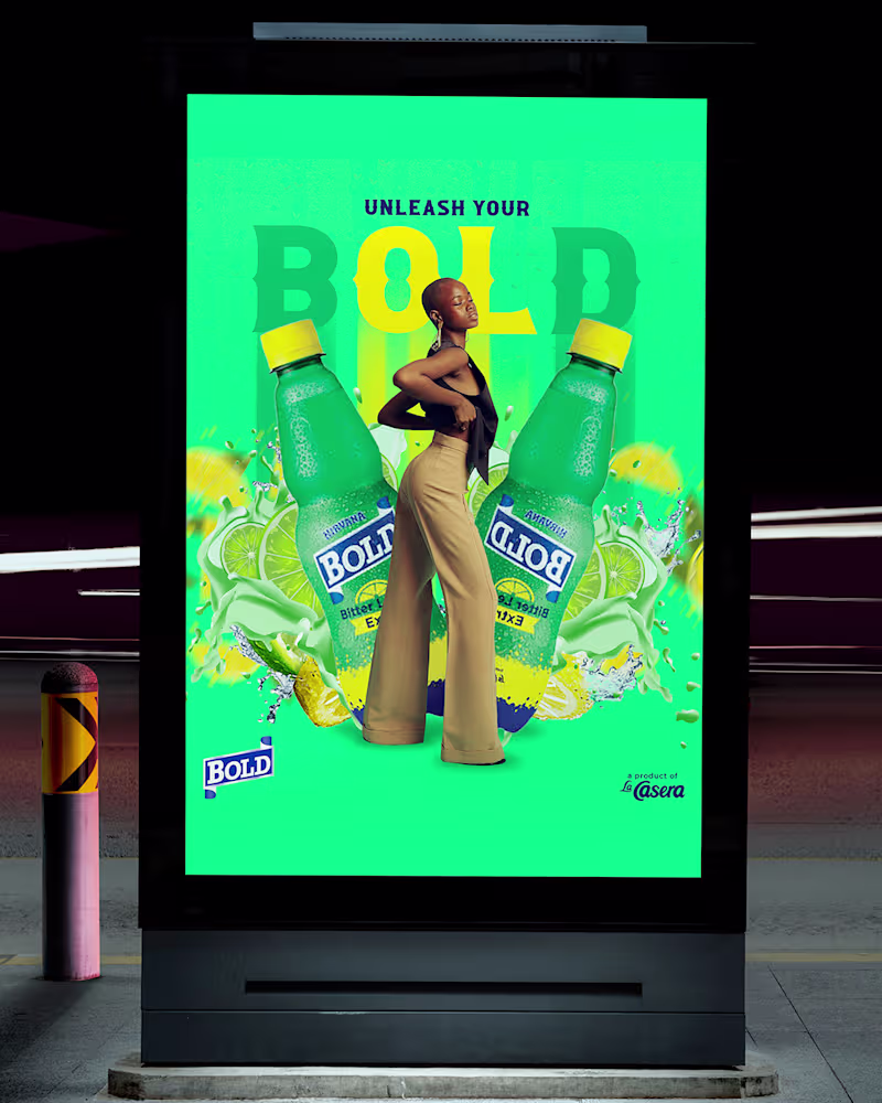 Cover image for POSTER DESIGNS FOR BOLD DRINK on Behance
