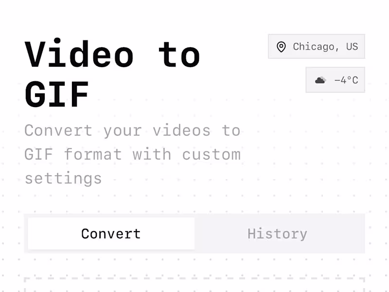Cover image for Video to GIF Converter