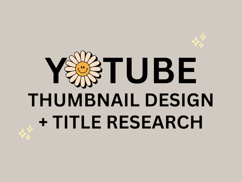 Cover image for Youtube Title Research and Thumbnail Design