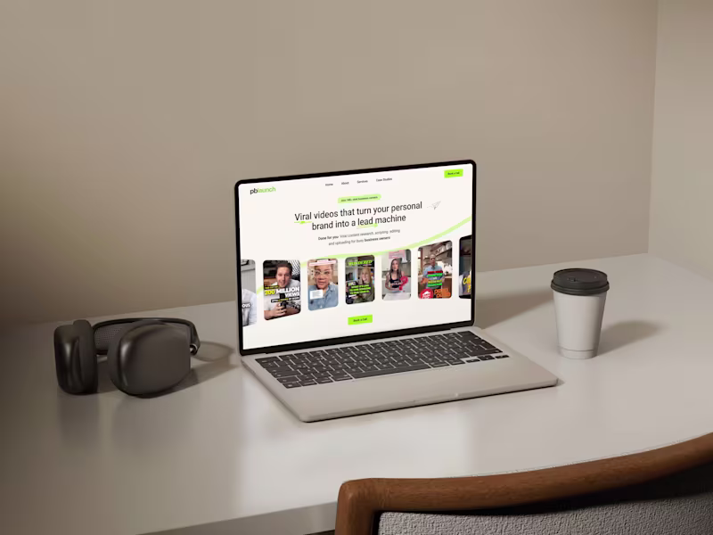 Cover image for Website Redesign for a Personal Branding Agency