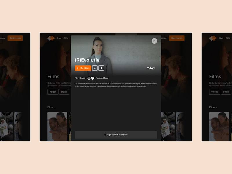Cover image for NPO Start – A better way to browse and discover movies