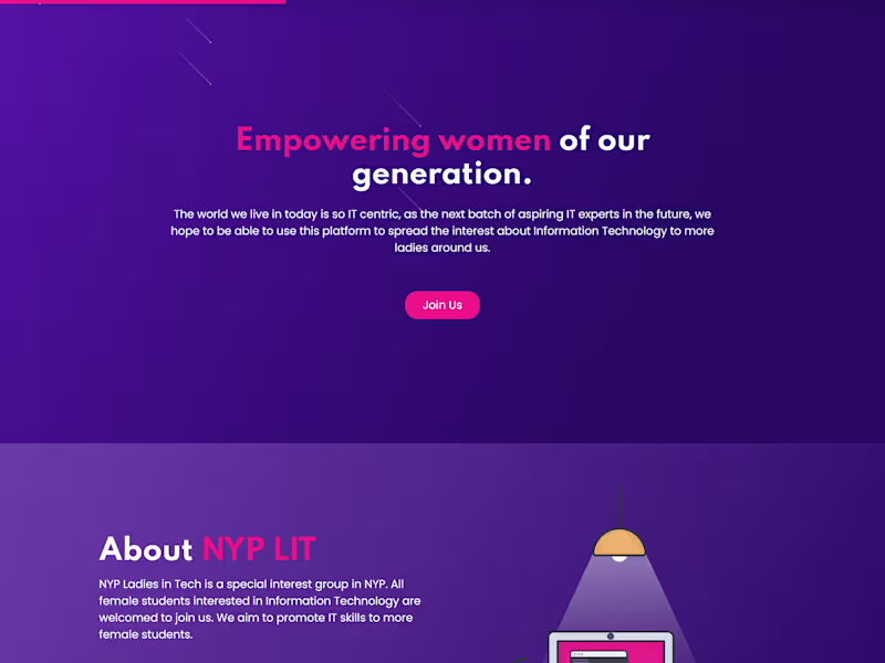 Cover image for [Organization Landing Page] NYP Ladies In Tech