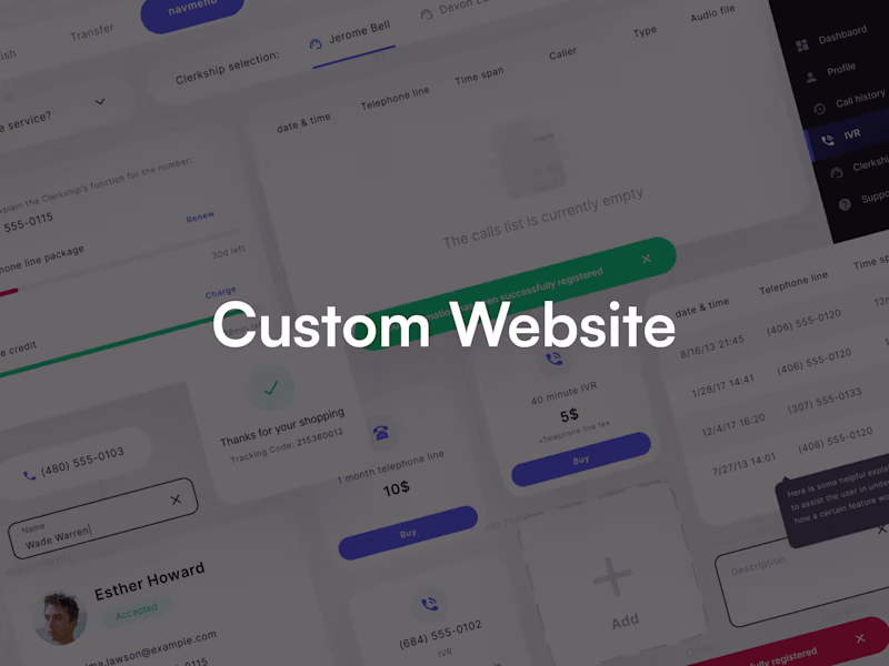 Cover image for Animated Custom Website ( Design then Develop )