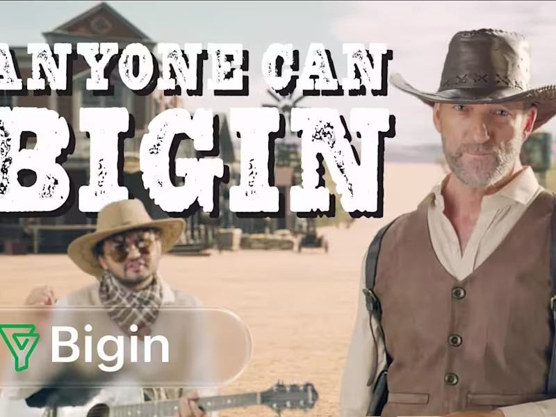 Cover image for Bigin CRM by Zoho (3.3M views in 3 weeks)