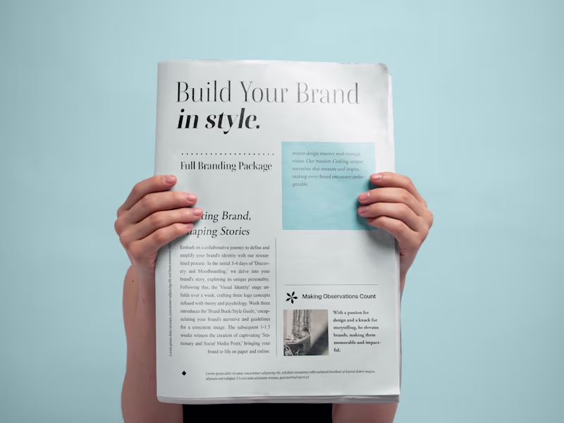 Cover image for Giving it an identity : Full Branding Package