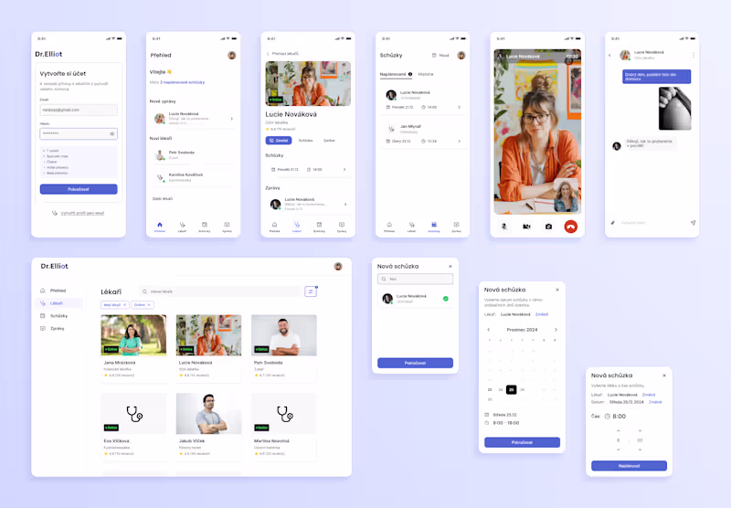 Cover image for Dr Elliot - Health web app redesign