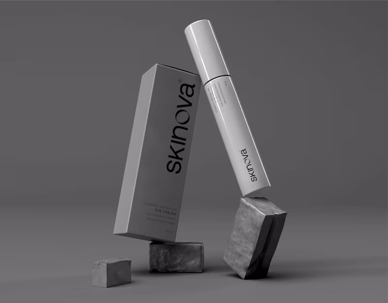 Cover image for Skinova - Visual identity & Packaging design
