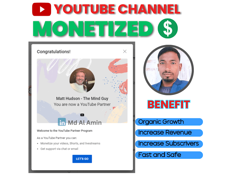Cover image for YouTube Channel Monetization Service