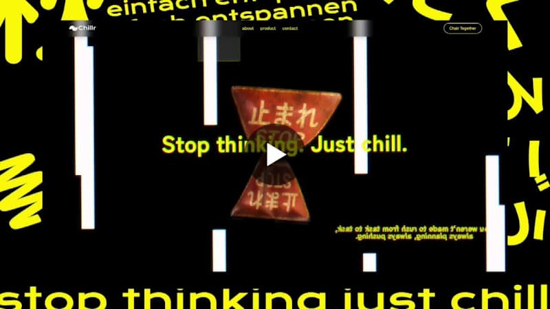 Cover image for 3D Website with STOP Sign Chair Design