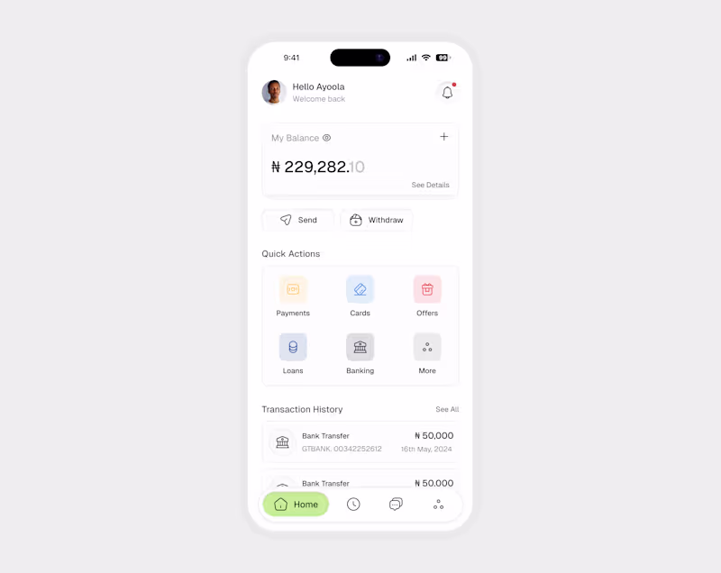 Cover image for Finance - Mobile App