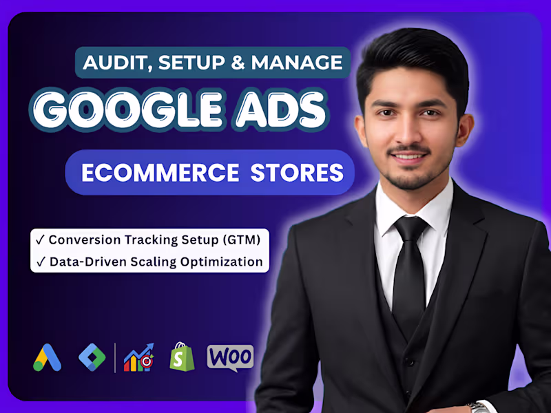 Cover image for Google Ads Campaign Setup & Data Driven Optimization better ROI