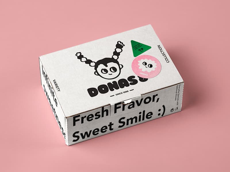 Cover image for DONAS8 - Branding+Packaging Design