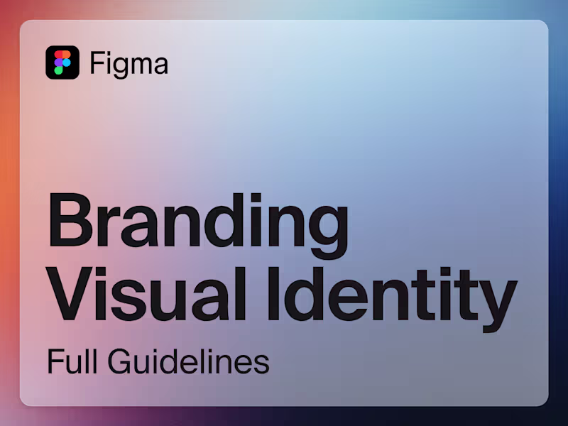 Cover image for Branding / Visual Identity (Full Guidelines)