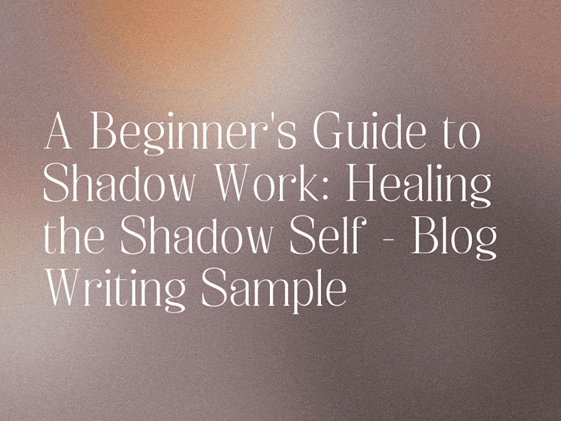 Cover image for "How-To Guide" Blog Writing Sample