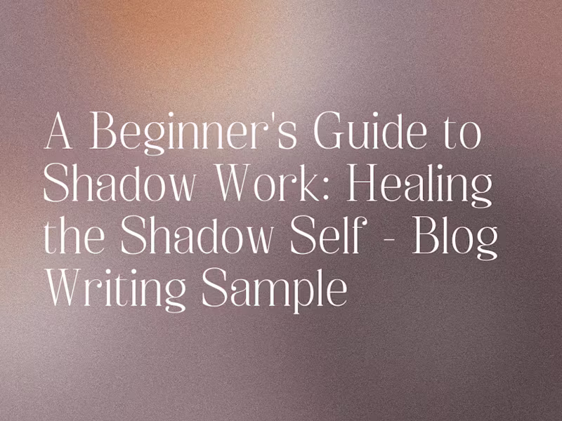 Cover image for "How-To Guide" Blog Writing Sample
