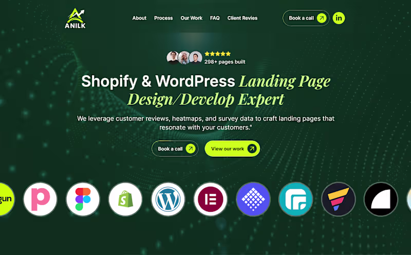 Cover image for 🚀 Shopify & WordPress Landing Page Design/Development Exper...