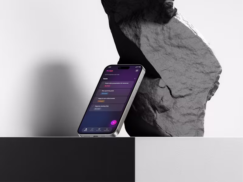 Cover image for Designing Nudge: An AI-Powered Productivity App