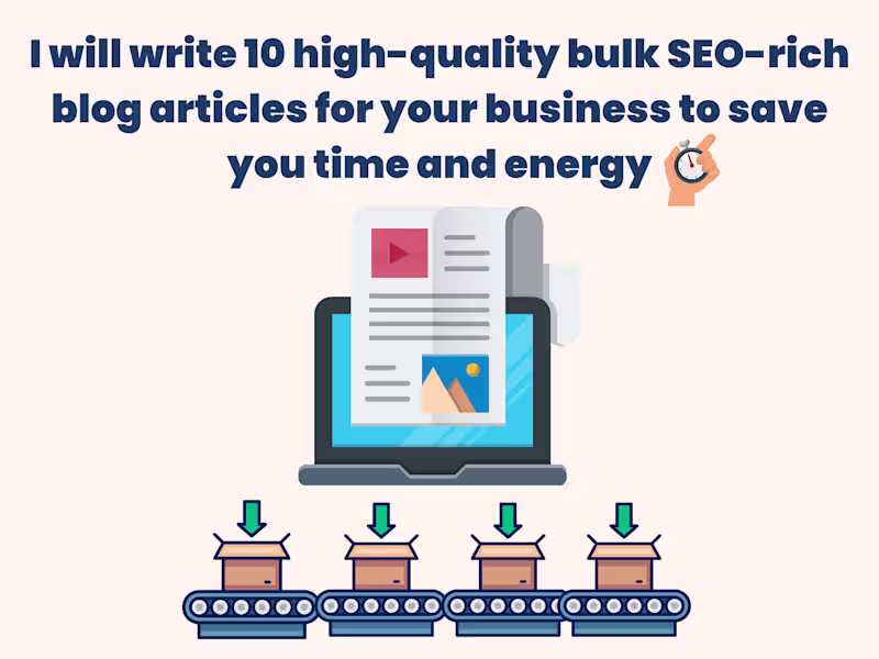 Cover image for Bulk articles - SEO copywriting for your blog