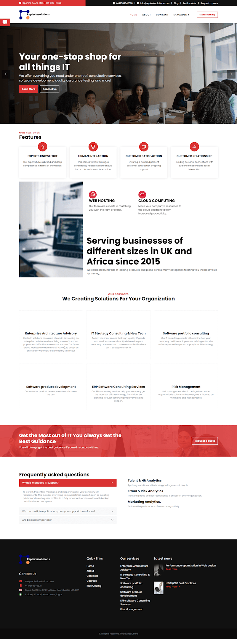 Cover image for Replevin Solutions Website Project