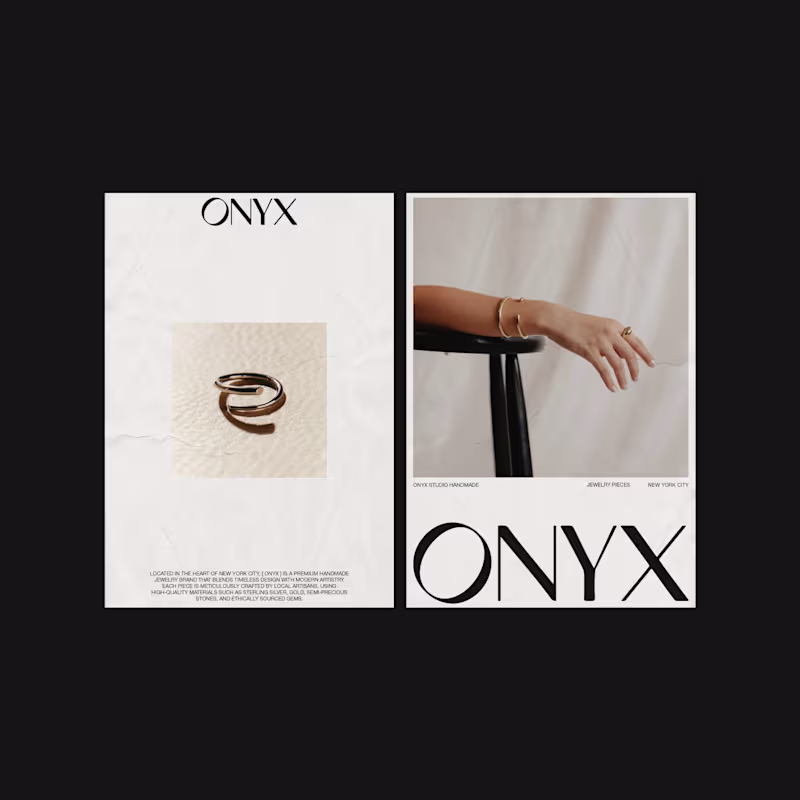 Cover image for ONYX / Jewelry Brand Identity