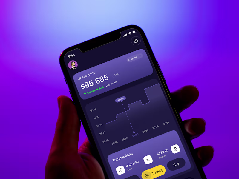 Cover image for Crypto Trading App Design