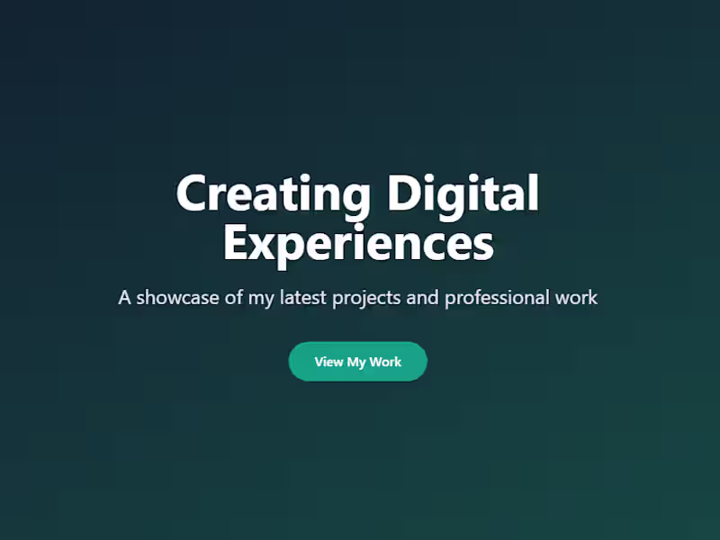 Cover image for My Portfolio | A Showcase of Creative Projects