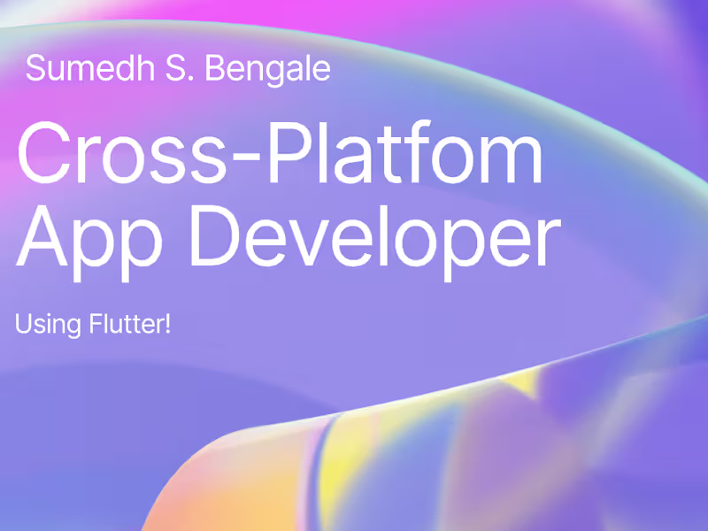 Cover image for Providing Cross-Platform Apps for Android and iOS using Flutter!