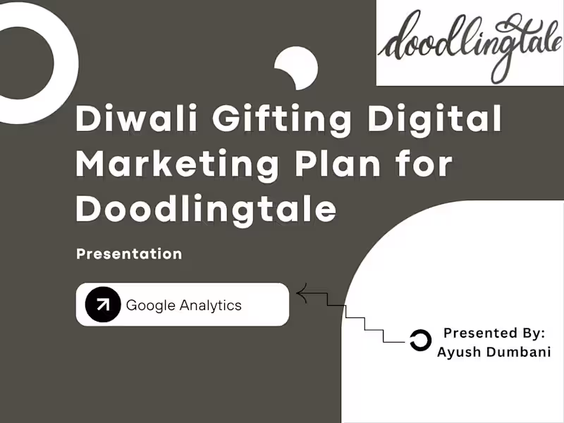Cover image for Diwali Gifting Digital Marketing Plan for Doodlingtale