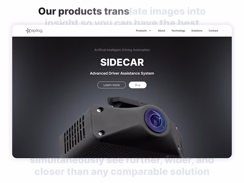 Cover image for Machine Vision Company Website Redesign
