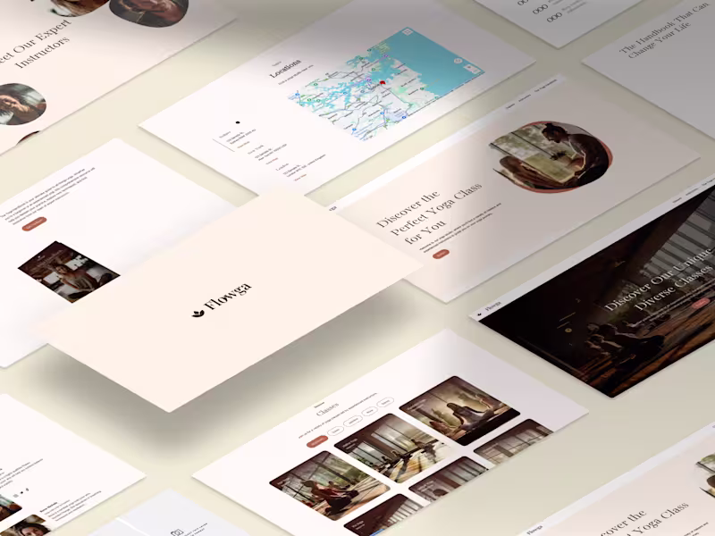 Cover image for Webflow Yoga Website for Wellness Brands