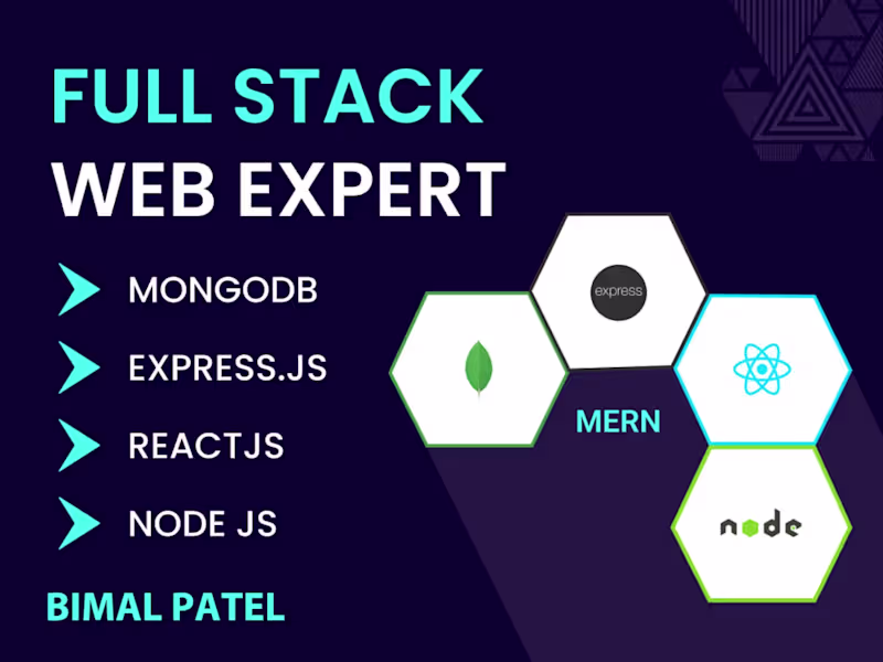 Cover image for MERN Developer | Expert in MongoDB, React, Node & Express