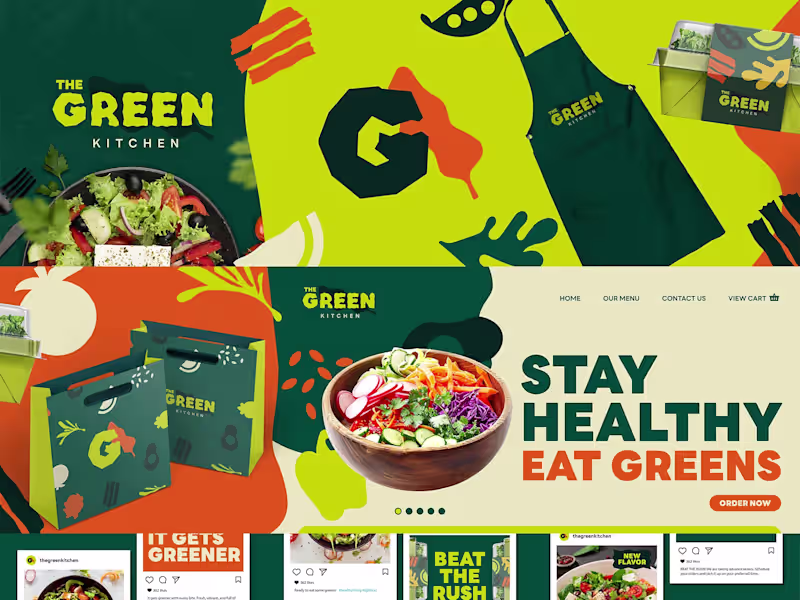 Cover image for The Green Kitchen Branding