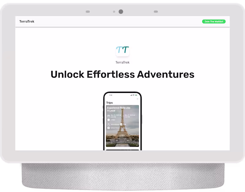 Cover image for TerraTrek Website