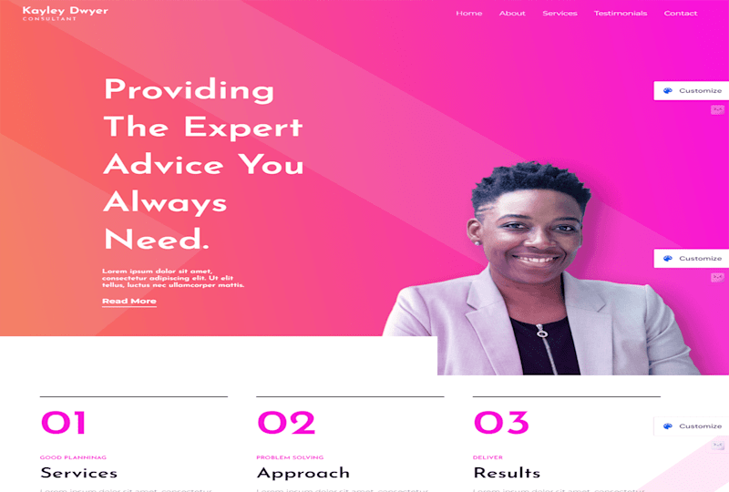 Cover image for Consultant website